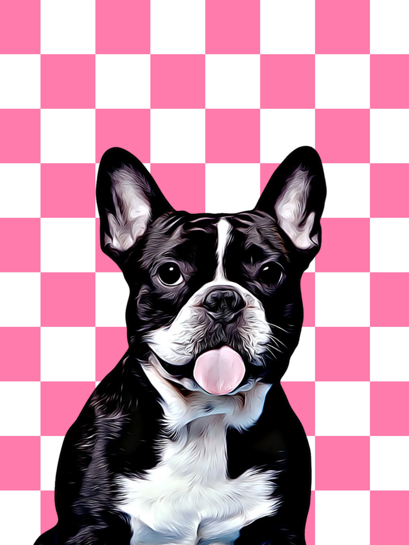 Pink Checkered